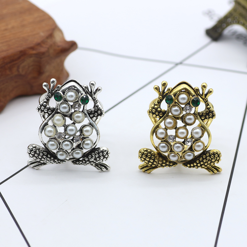 Fashion Enamel Crystal Flower  - Flower Frog Pin avaliação e preço