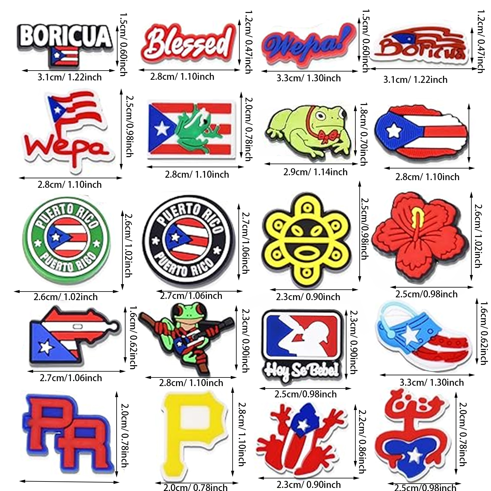 Puerto Rico Theme Decorative P - Flower Frog Pin avaliação e preço