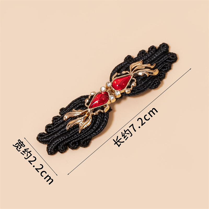 5pcs Traditional Chinese Knot  - Flower Frog Pin avaliação e preço