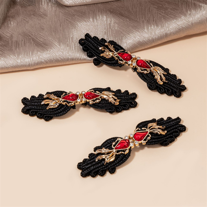 5pcs Traditional Chinese Knot  - Flower Frog Pin avaliação e preço