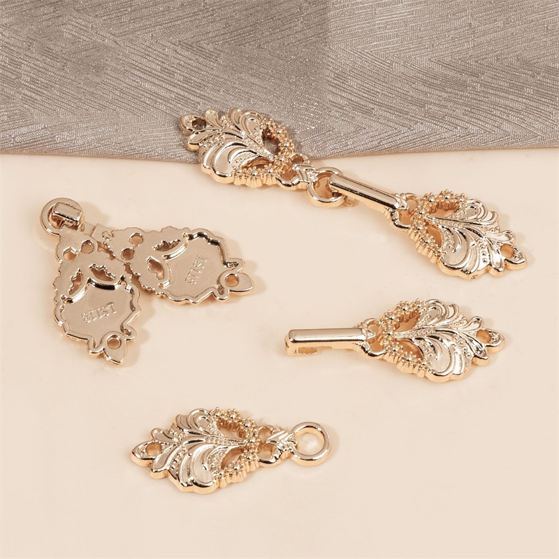 10 Pairs Vintage Metal Buttons - Flower Frog Pin avaliação e preço