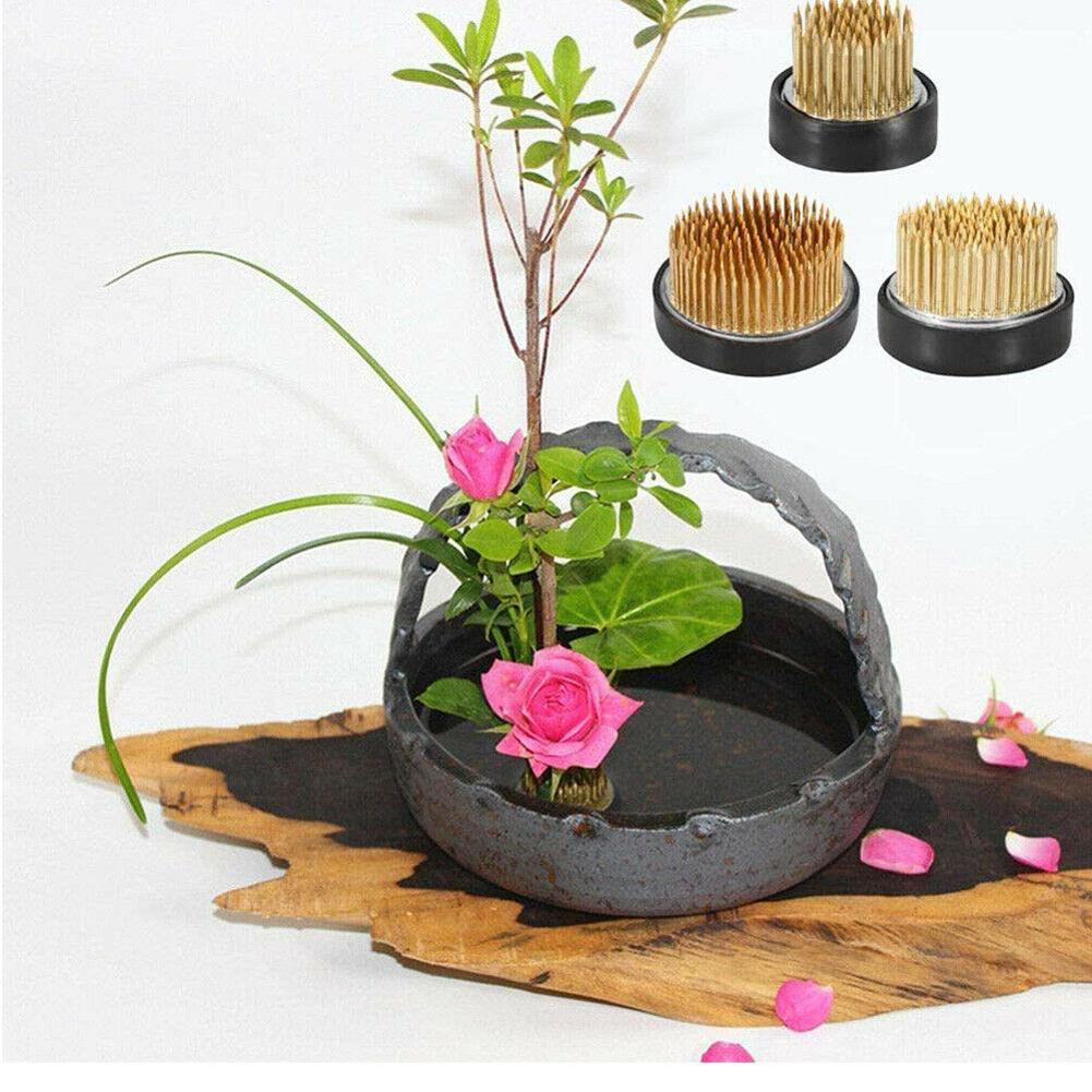 Round Ikebana Flower Frog With - Flower Frog Pin avaliação e preço