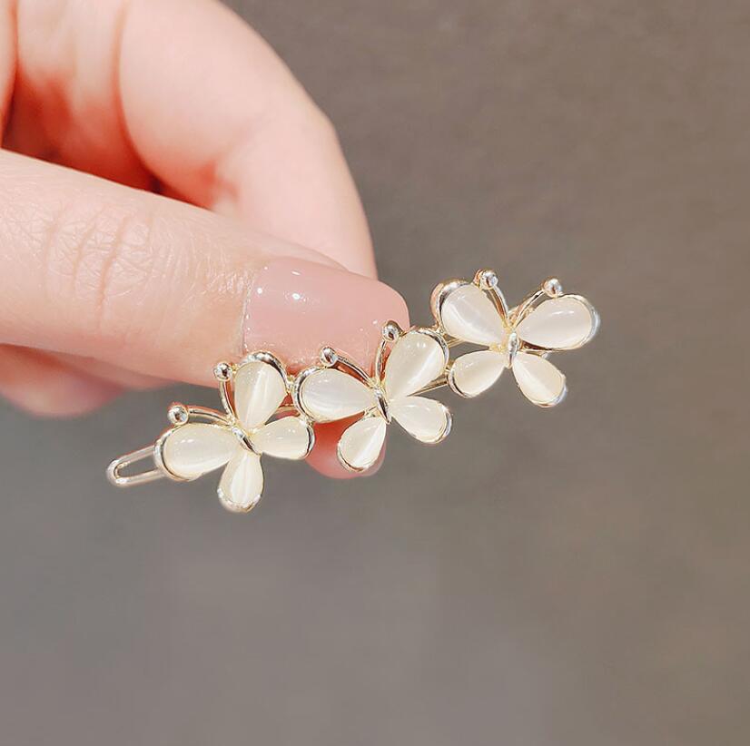 Pearl Hairpins Frog Buckle Hai - Flower Frog Pin avaliação e preço
