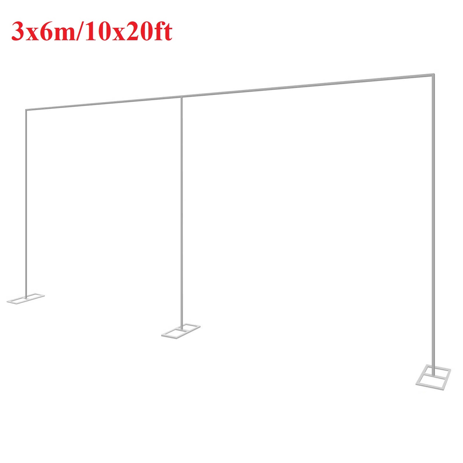 3x6m/10x20ft Metal Wedding Arc - Florist Supp avaliação e preço