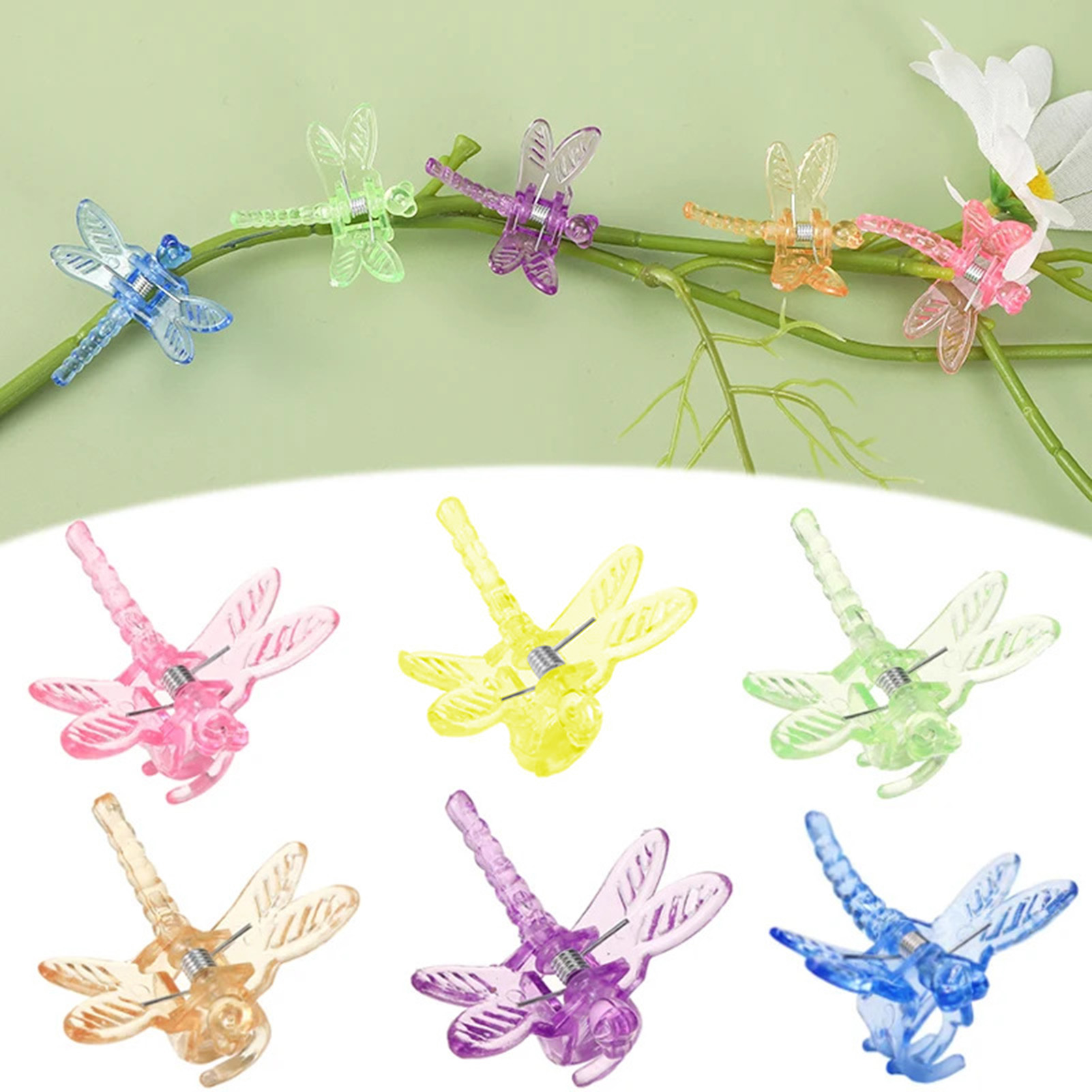 100pcs Plant Orchid Clips Tran - Florist Supp avaliação e preço